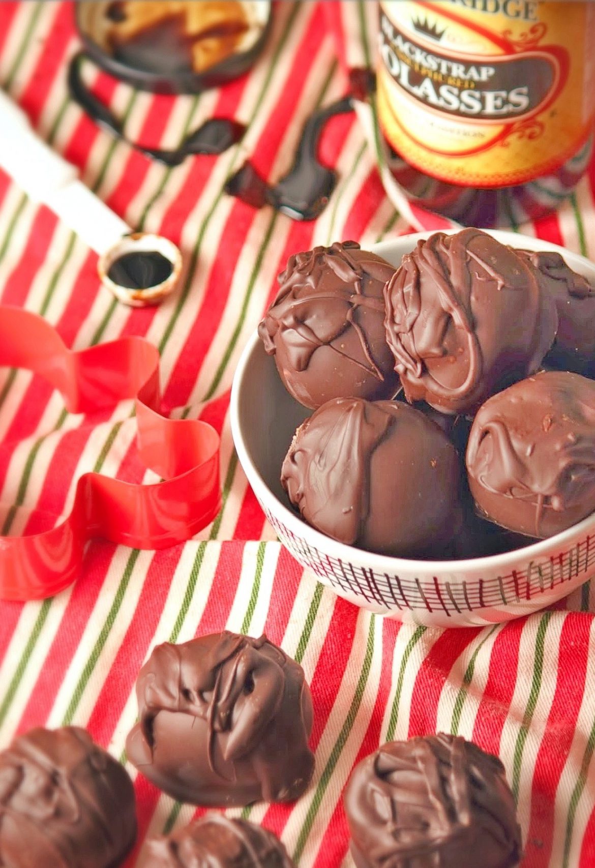 Dark Chocolate Gingerbread Truffles | And They Cooked Happily Ever After