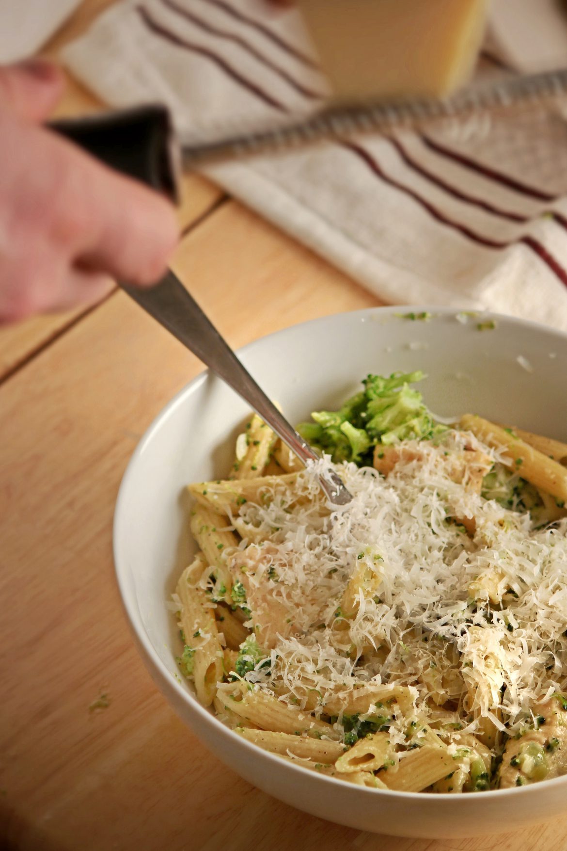 One Pot Chicken Broccoli Ziti