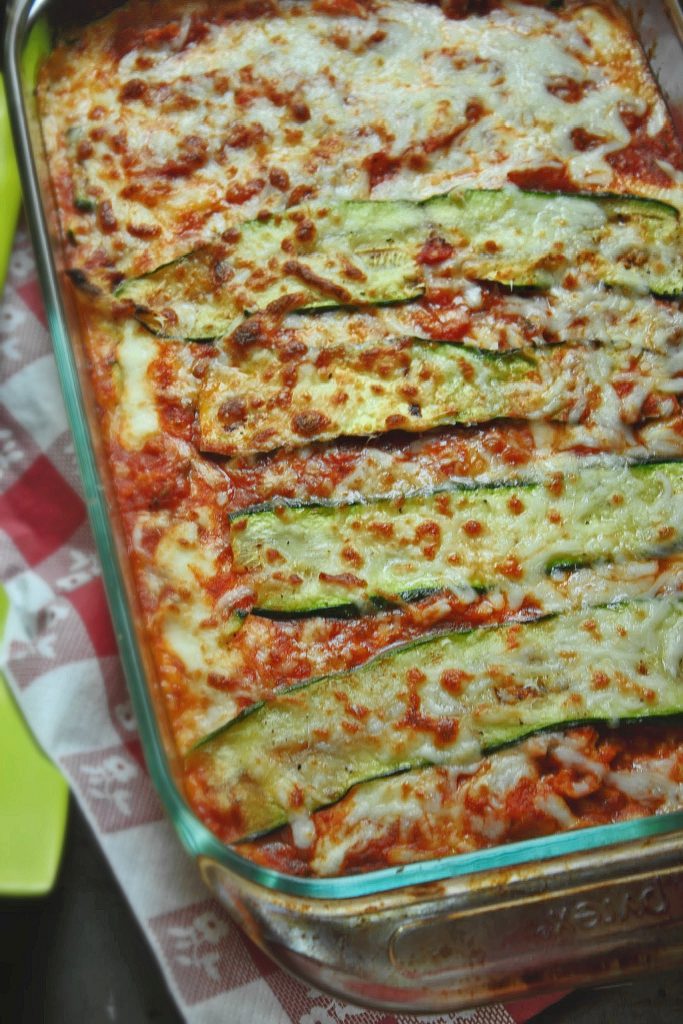 Zucchini Lasagna with Chicken Sausage | And They Cooked Happily Ever After