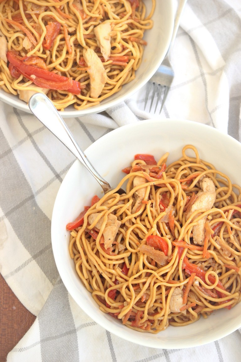 Just Like Takeout Chicken Lo Mein | And They Cooked Happily Ever After
